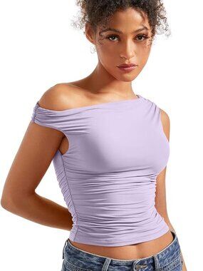 Off The Shoulder Sleeveless Top